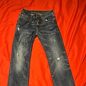 mens american eagle skinny jeans size 29x32.